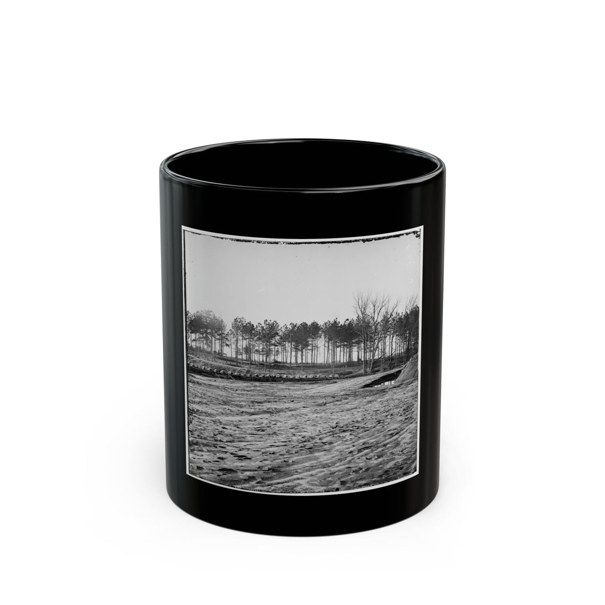 Bermuda Hundred , Virginia. View (U.S. Civil War) Black Coffee Mug