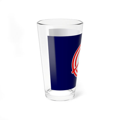 Flag of Horokanai Hokkaido (Japan) Pint Glass 16oz