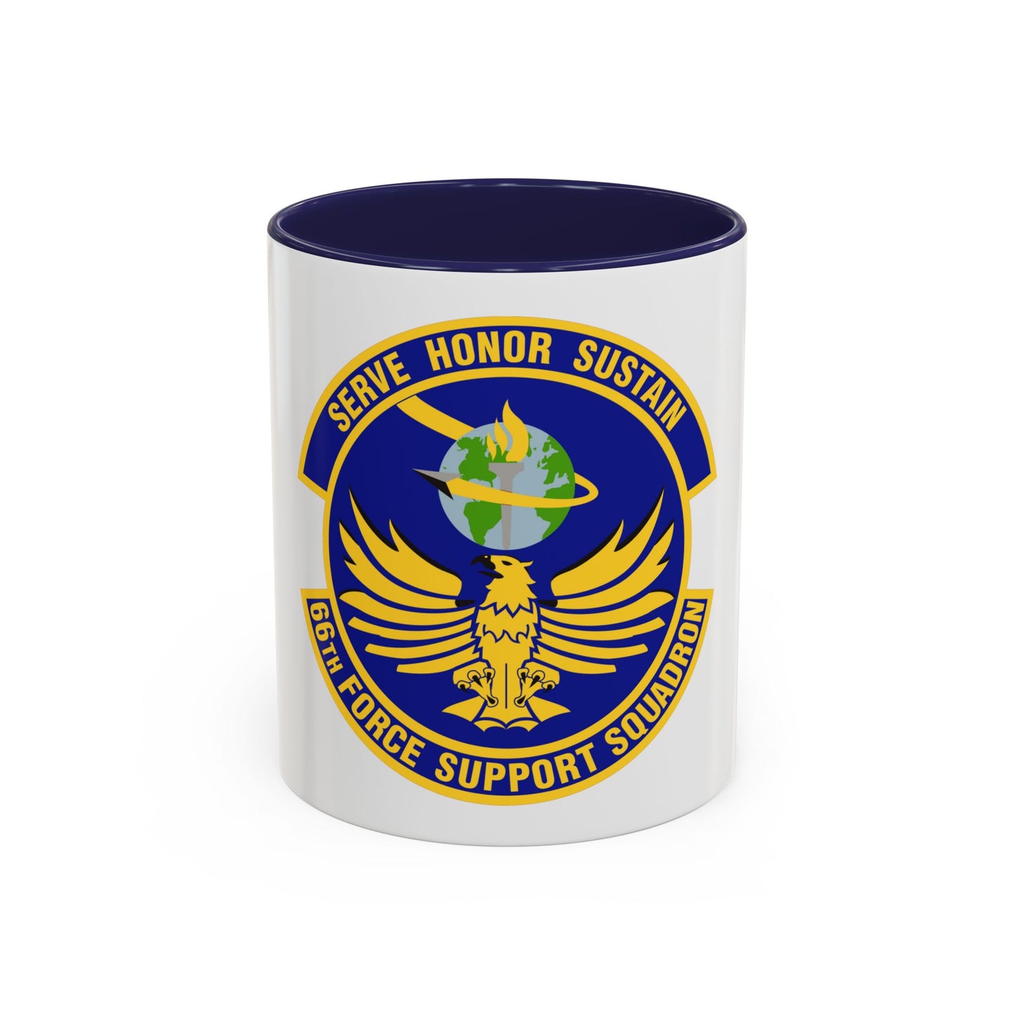 66th Force Support Squadron (U.S. Air Force) Accent Coffee Mug