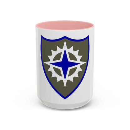 XVI Corps (U.S. Army) Accent Coffee Mug