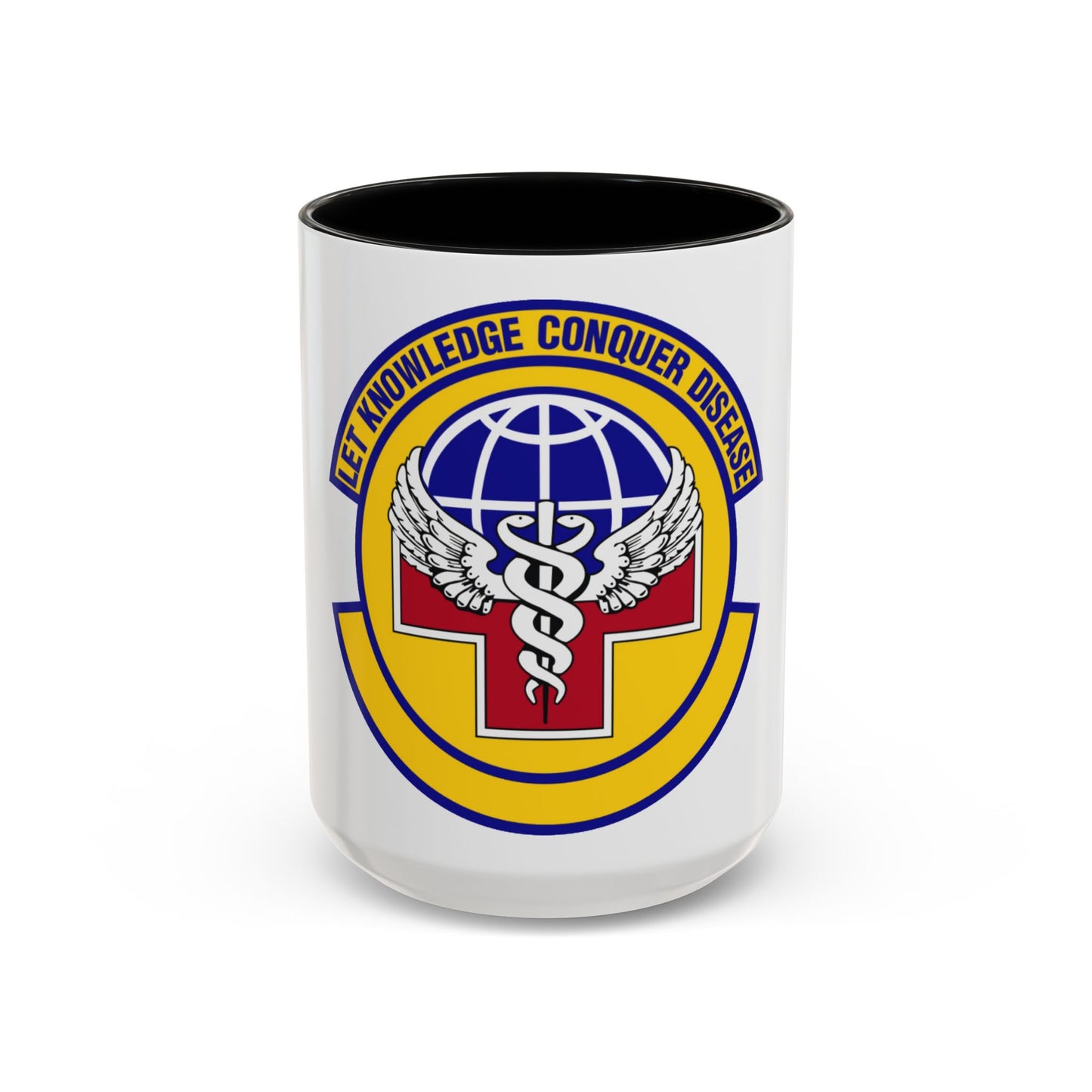 87 Healthcare Operations Squadron AMC (U.S. Air Force) Accent Coffee Mug