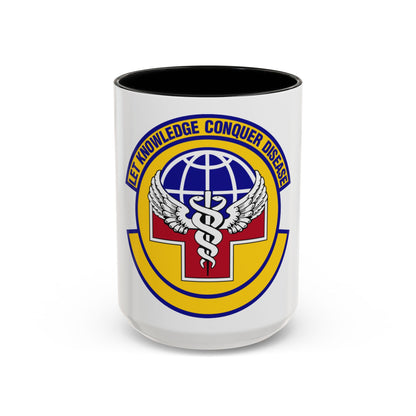 87 Healthcare Operations Squadron AMC (U.S. Air Force) Accent Coffee Mug