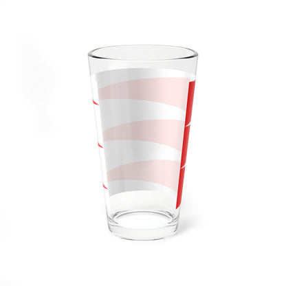 ROU CJ Huedin Flag (Hungary) Pint Glass 16oz