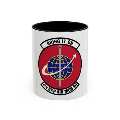 4th Expeditionary Air Mobility Squadron (U.S. Air Force) Accent Coffee Mug