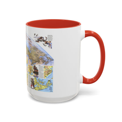 Canada - Vacationlands (1985) (Map) Accent Coffee Mug