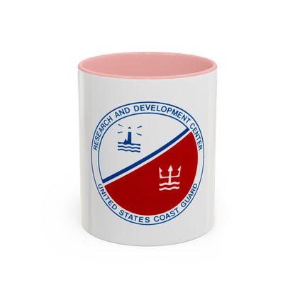 USCG Research And Development Center (U.S. Coast Guard) Accent Coffee Mug
