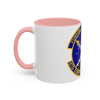 673d Comptroller Squadron (U.S. Air Force) Accent Coffee Mug