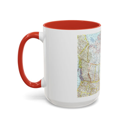 Canada (1961) (Map) Accent Coffee Mug