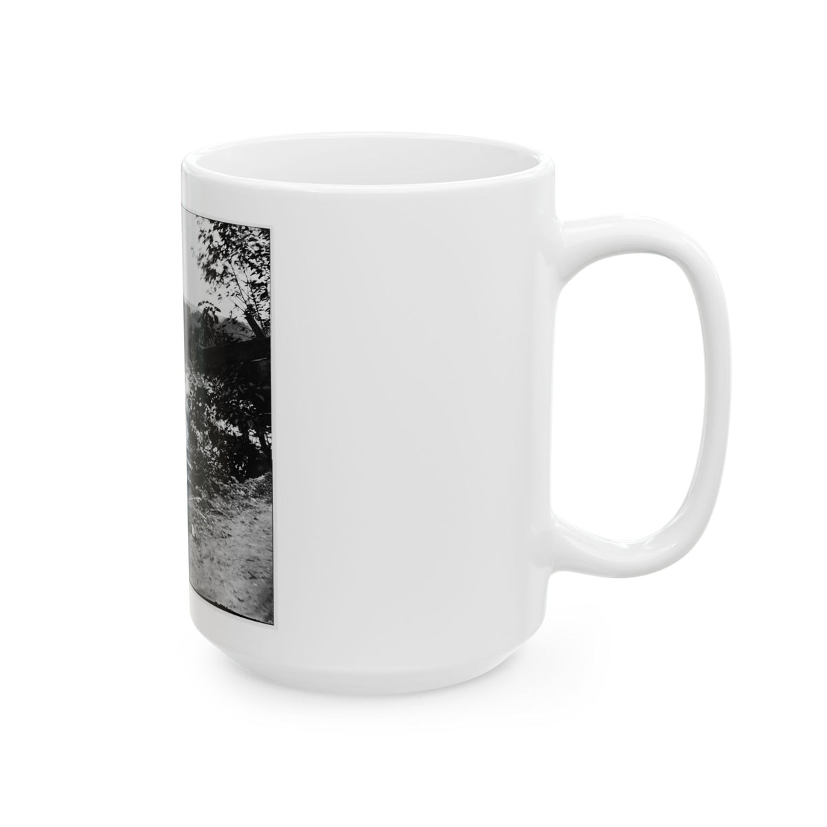 View On The James River, Looking Toward Manchester, Richmond, Va. (U.S. Civil War) White Coffee Mug