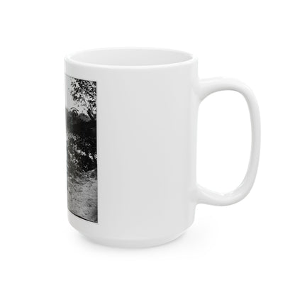View On The James River, Looking Toward Manchester, Richmond, Va. (U.S. Civil War) White Coffee Mug