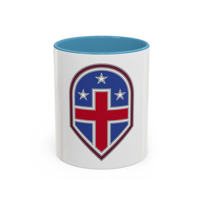 332 Medical Brigade 3 (U.S. Army) Accent Coffee Mug