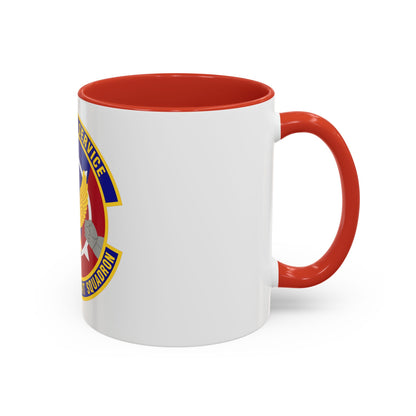 87 Force Support Squadron AMC (U.S. Air Force) Accent Coffee Mug