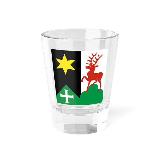 CHE Oberegg Flag (Switzerland) Shot Glass 1.5oz