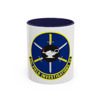 33d Field Investigations Squadron (U.S. Air Force) Accent Coffee Mug