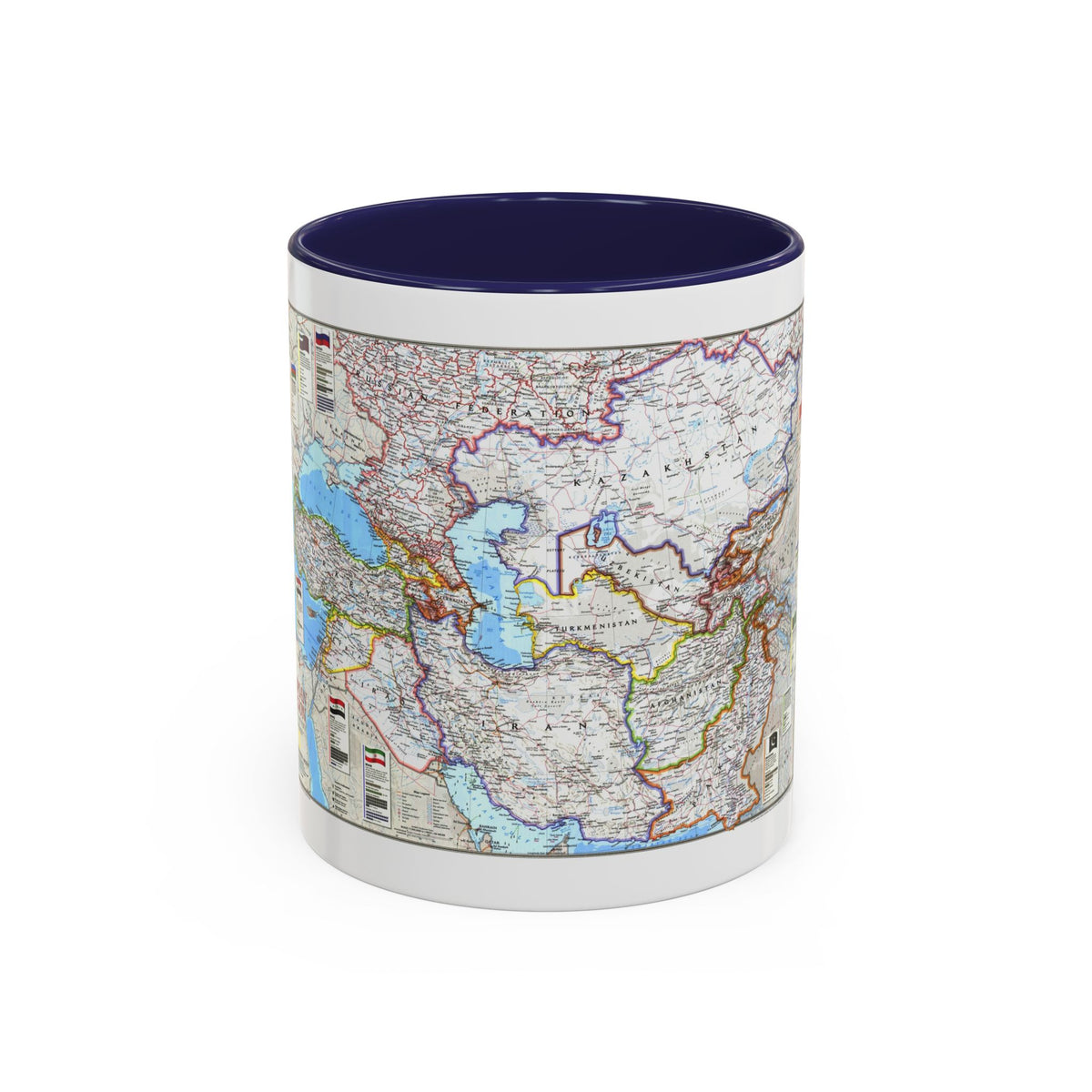 Caspian Region- Promise and Peril (1999) (Map) Accent Coffee Mug