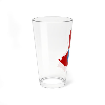 Flag-map of Sevastopol (Russia) Pint Glass 16oz