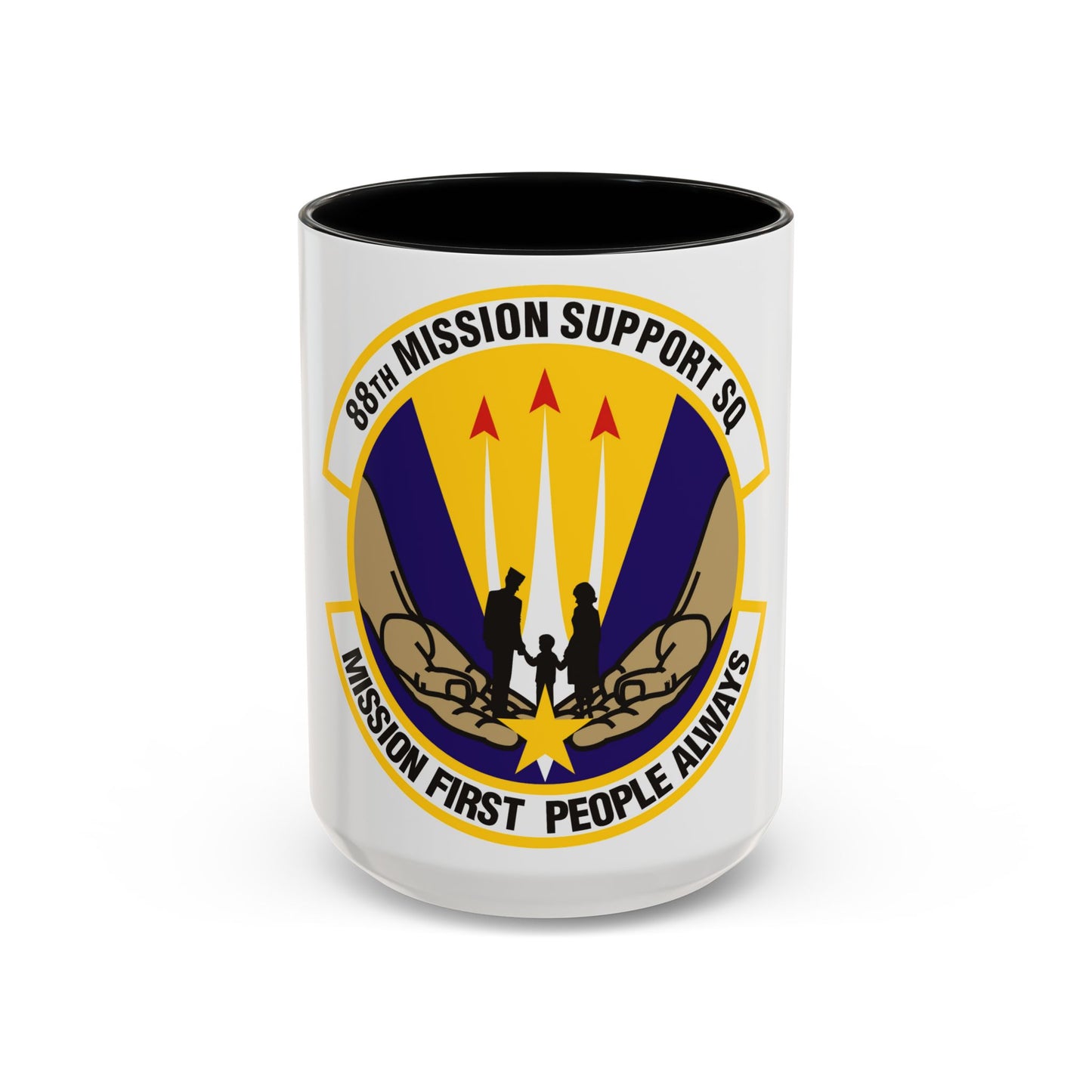 88th Mission Support Squadron (U.S. Air Force) Accent Coffee Mug