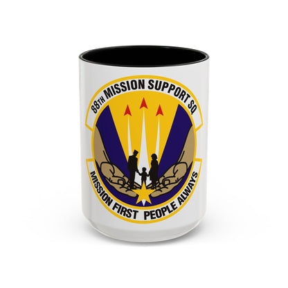 88th Mission Support Squadron (U.S. Air Force) Accent Coffee Mug