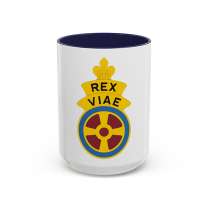 180 Transportation Battalion (U.S. Army) Accent Coffee Mug