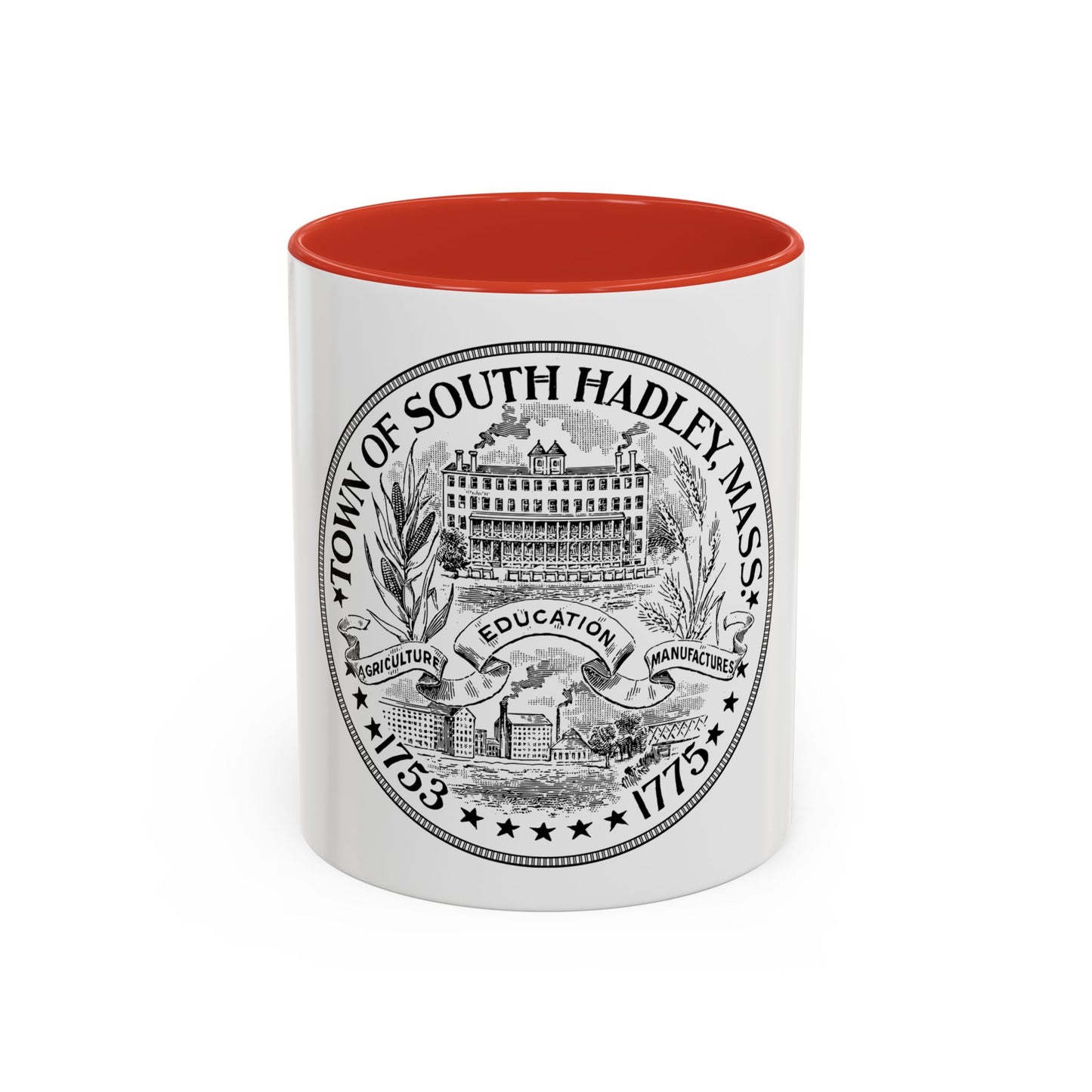 Seal of South Hadley Massachusetts - Accent Coffee Mug
