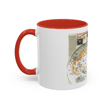World War II- Asia and the Pacific (1991) (Map) Accent Coffee Mug