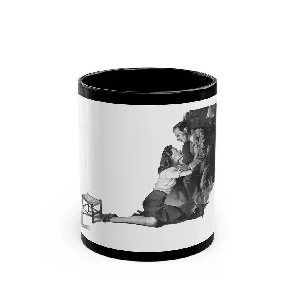 Friend Of The Family by Peter Coats (2), Britannia And Eve magazine, 1939 - Black Coffee Mug-11oz-Go Mug Yourself