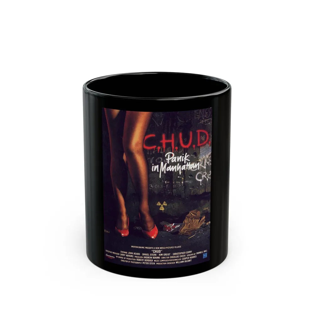 C.H.U.D. (2) 1984 Movie Poster - Black Coffee Mug-11oz-Go Mug Yourself