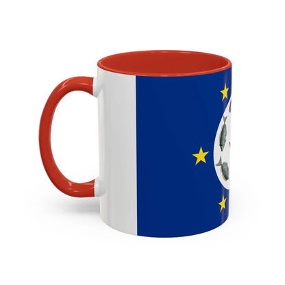 Flag of Airai Palau - Accent Coffee Mug-Go Mug Yourself