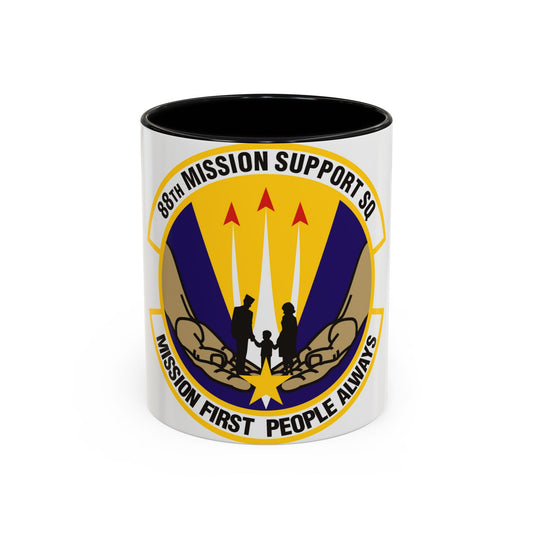 88th Mission Support Squadron (U.S. Air Force) Accent Coffee Mug