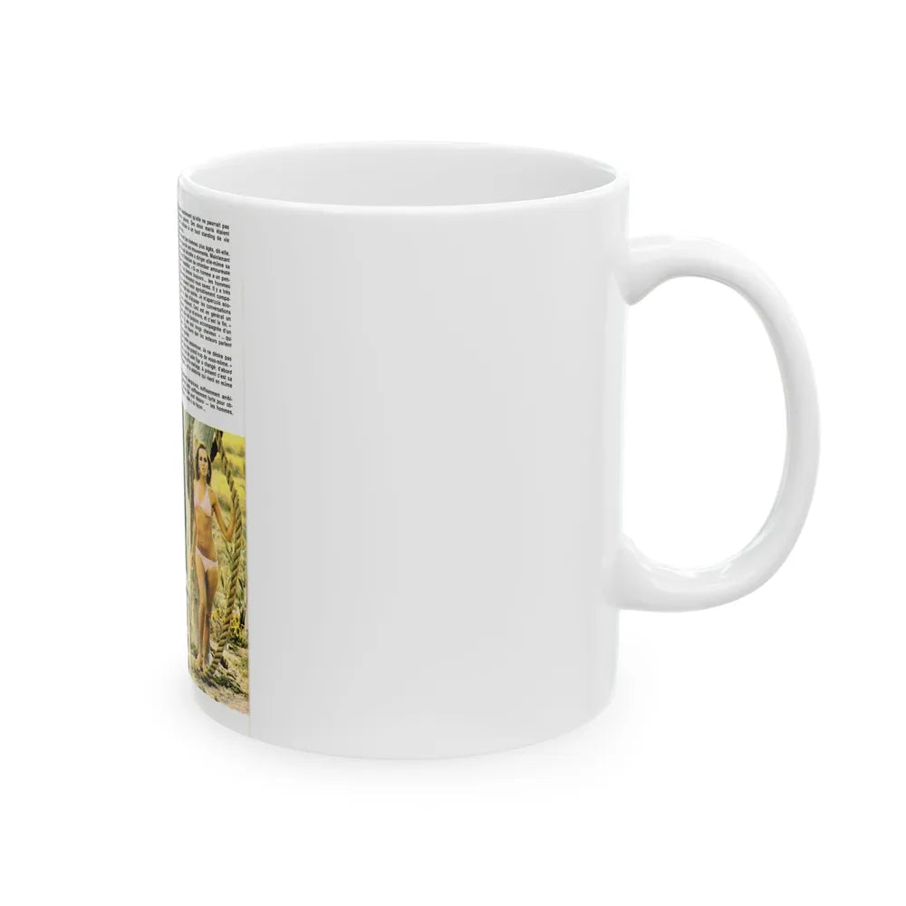 Julie Ege #202 (Vintage Female Icon) White Coffee Mug-Go Mug Yourself