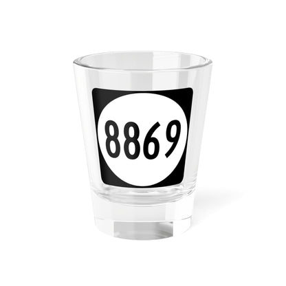 PR tertiary 8869 (Puerto Rico) (Road Sign) Shot Glass 1.5oz