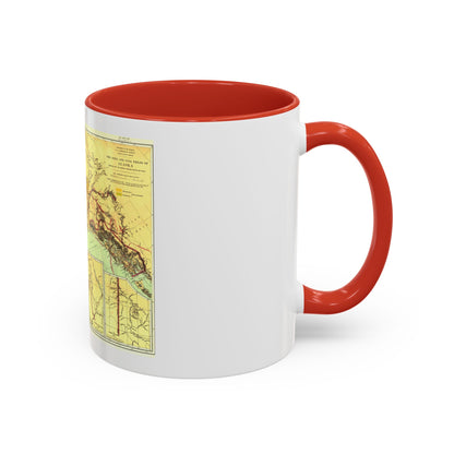 Alaska - The Gold & Coal Fields (1898) (Map) Accent Coffee Mug