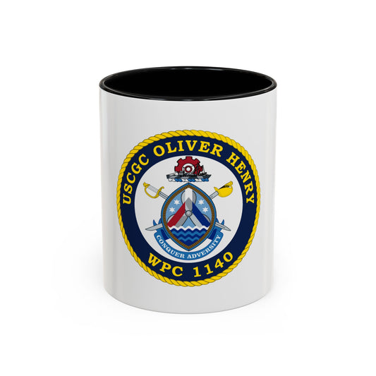 USCGC Oliver Henry WPC 1140 (U.S. Coast Guard) Accent Coffee Mug