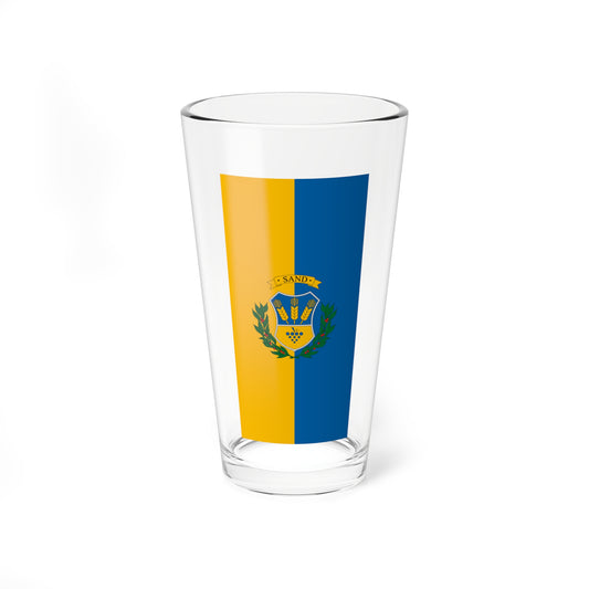 Flag of Sand Hungary (Hungary) Pint Glass 16oz