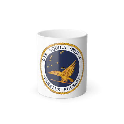 USS Aquila PHM 4 (U.S. Navy) Color Changing Mug 11oz