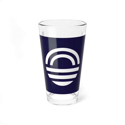Flag of Hiwasa Tokushima 1935-2006 (Japan) Pint Glass 16oz
