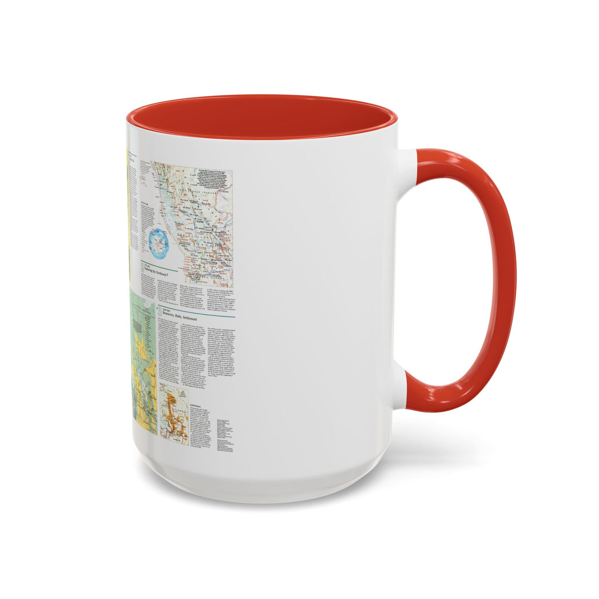 Canada - British Columbia 2 (1992) (Map) Accent Coffee Mug