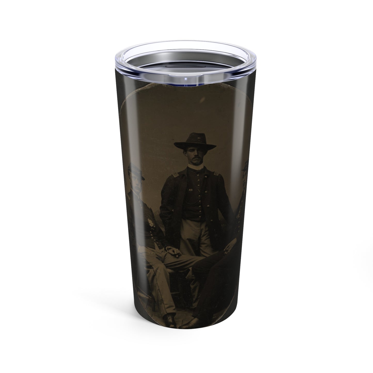 Group Shot, Officers Of The 54th Mass. Colored (U.S. Civil War) Tumbler 20oz