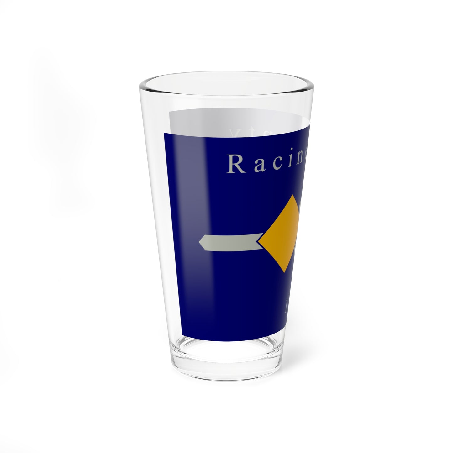 Flag of Racine County Wisconsin (United States) Pint Glass 16oz