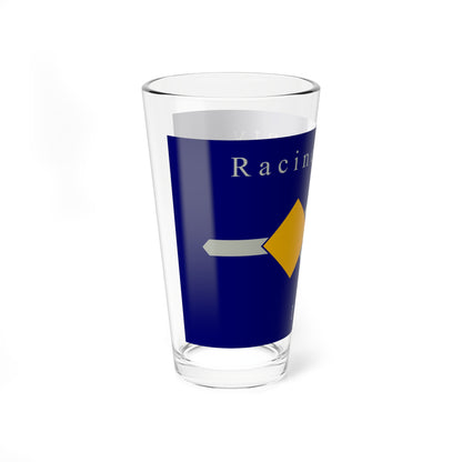 Flag of Racine County Wisconsin (United States) Pint Glass 16oz