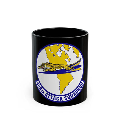 489 Attack Sq ACC (U.S. Air Force) Black Coffee Mug-11oz-Go Mug Yourself