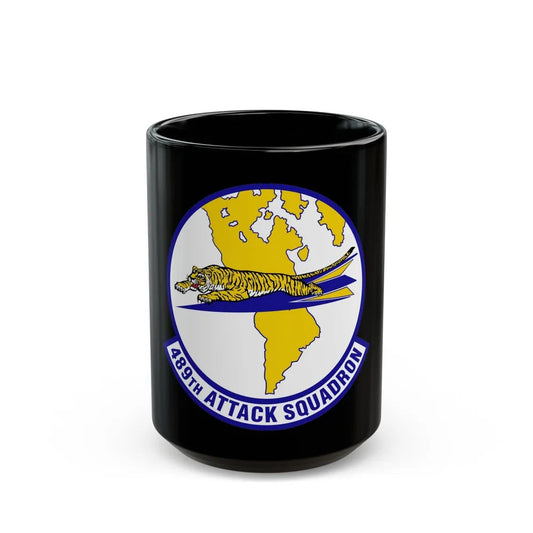 489 Attack Sq ACC (U.S. Air Force) Black Coffee Mug-15oz-Go Mug Yourself