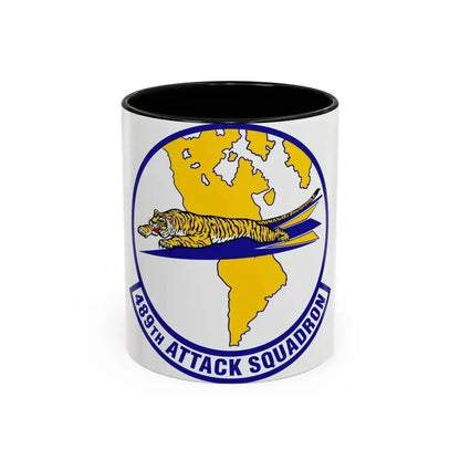 489 Attack Sq ACC (U.S. Air Force) Accent Coffee Mug 11oz Black - Go Mug Yourself