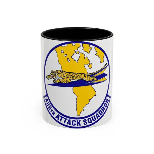 489 Attack Sq ACC (U.S. Air Force) Accent Coffee Mug 11oz Black - Go Mug Yourself