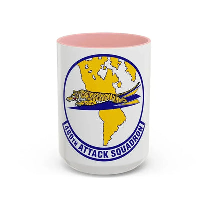 489 Attack Sq ACC (U.S. Air Force) Accent Coffee Mug 15oz Pink - Go Mug Yourself