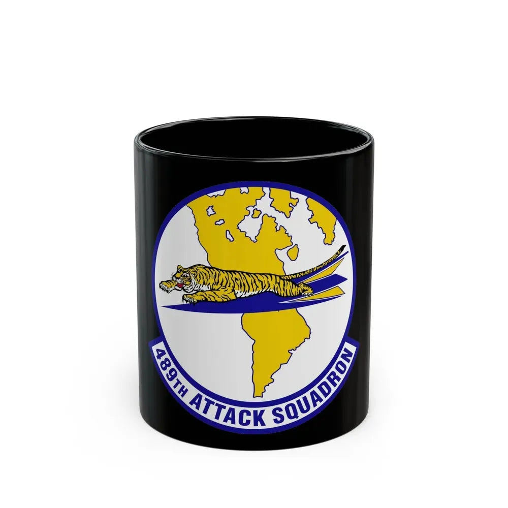 489 Attack Sq ACC (U.S. Air Force) Black Coffee Mug 11oz - Go Mug Yourself