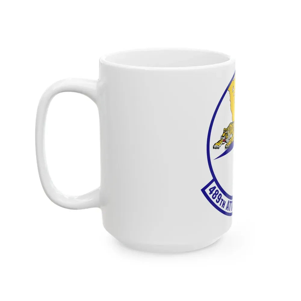 489 Attack Sq ACC (U.S. Air Force) White Coffee Mug - Go Mug Yourself