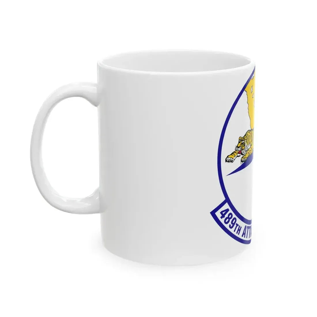 489 Attack Sq ACC (U.S. Air Force) White Coffee Mug - Go Mug Yourself