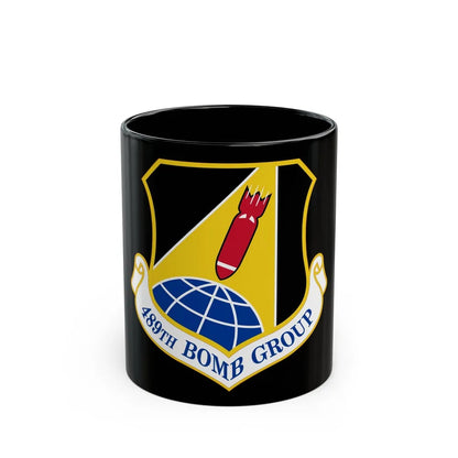 489 Bomb Group AFRC (U.S. Air Force) Black Coffee Mug-11oz-Go Mug Yourself