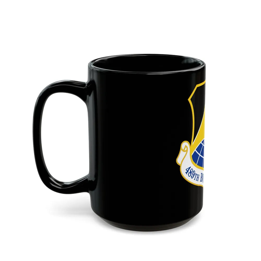 489 Bomb Group AFRC (U.S. Air Force) Black Coffee Mug-Go Mug Yourself